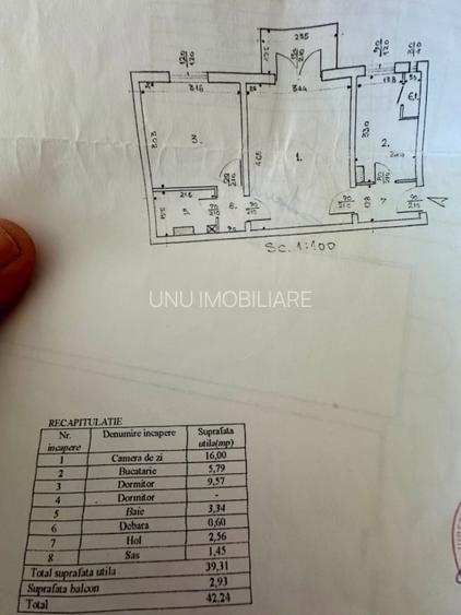 PODU ROS - DEDEMAN -2 CAMERE - BLOC DIN 1978 FARA RISC SEISMIC - MUTARE IMEDIATA - 2