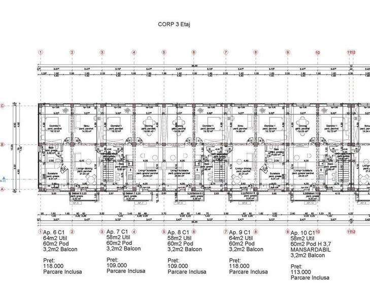 Apartamente direct de la dezvoltator de la 75000 euro cu TVA inclus - 11