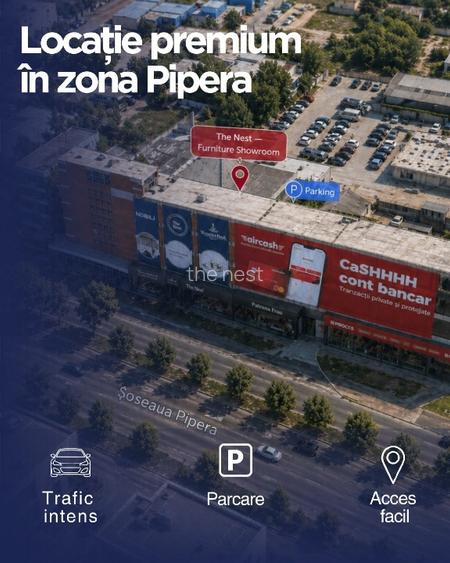 Spațiu comercial de închiriat în incintă Showroom Mobilă-– Ideal Design / Arhite - 4