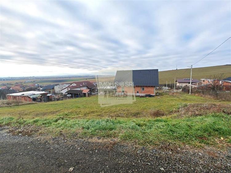 Teren intravilan cu utilitati si priveliste spre Sibiu in zona Sura Mare - 8
