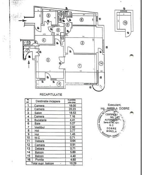 3 CAMERE | BLOC INDIVIDUAL FĂRĂ RISC | CENTRALĂ TERMICĂ | ZONA DACIA - EMINESCU - 1