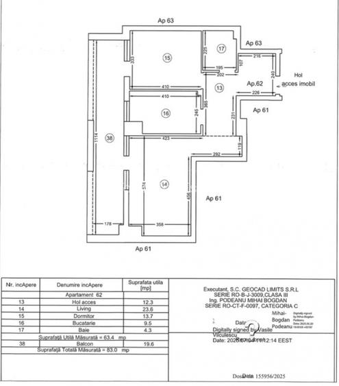 Inel II - Apartament cu 2 camere imens - decomandat - 4