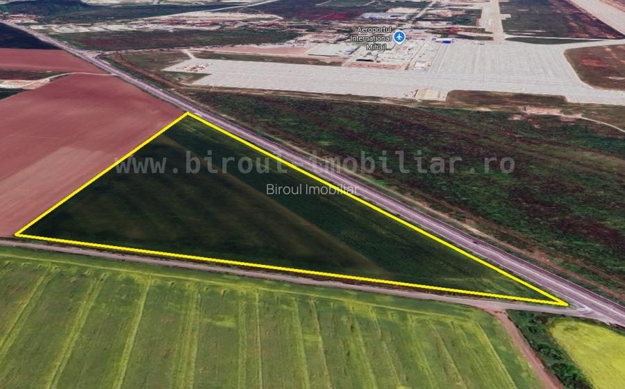 Teren Intravilan 4,5 ha – Poziție Strategică vis-à-vis de Aeroportul MK - 5