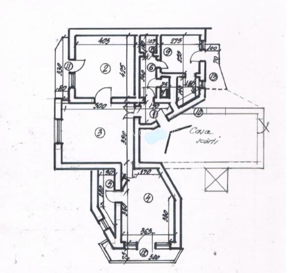 Apartament 3 camere, 2 bai, pretabil birou, ultracentral, 945 euro - 20