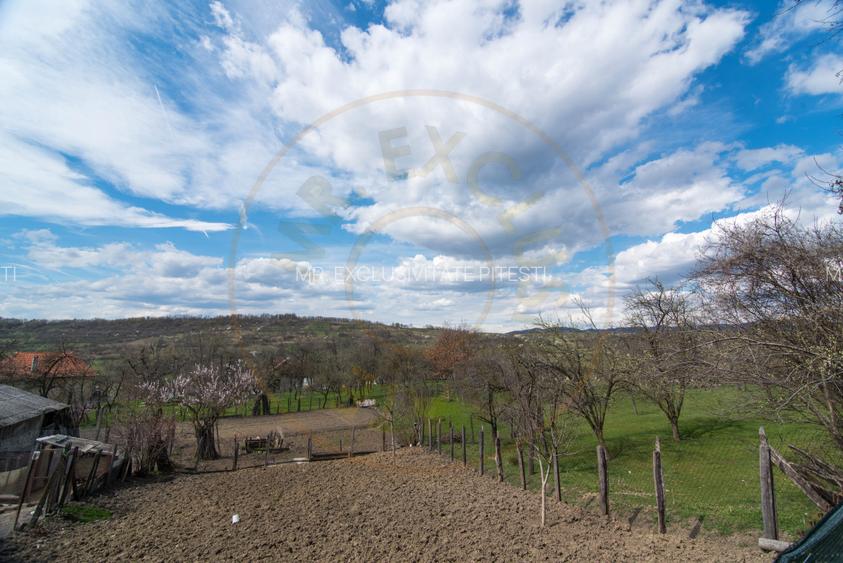 Casa gata de mutat+teren 1000 mp in zona de deal, jud. Arges - 16