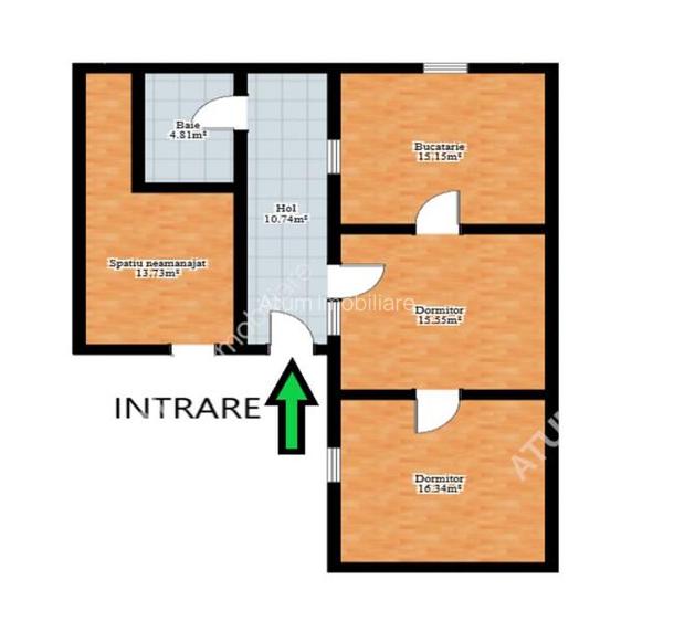 Casa individuala si curte libera de 70 mp zona ultracentrala Sibiu - 7