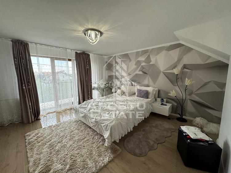 Duplex cu 4 camere si gar, P+1+M,mobilat si utilat, utilitati complete - 24