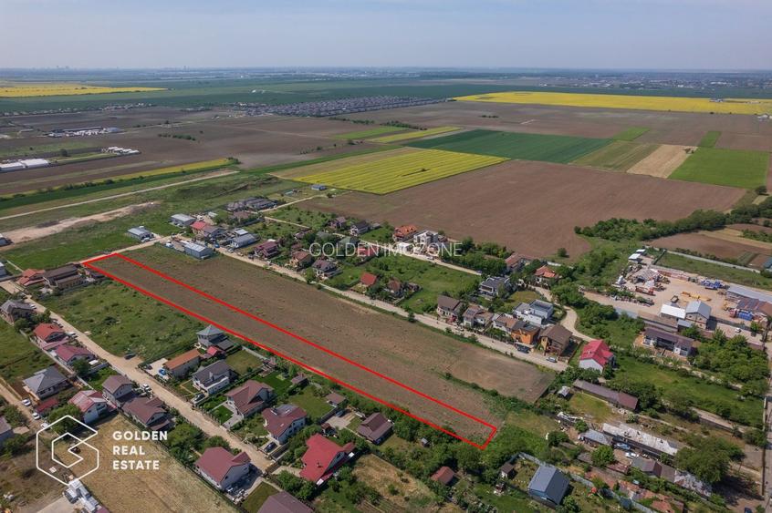 Teren intravilan 8.700 mp, Balotești, str. Margeanului, comision 0% - 6