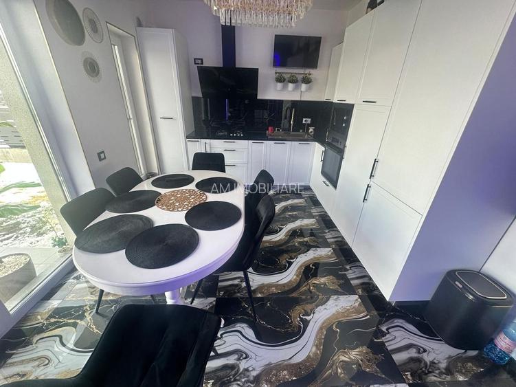 CASA INDIVIDUALA MOBILATA, TOATE UTILITATIE, CURTE 400 MP, COMISION 0% - 13