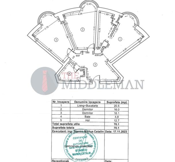 Apartament cu 3 camere - rond  ALBA IULIA - UNIRII - 8