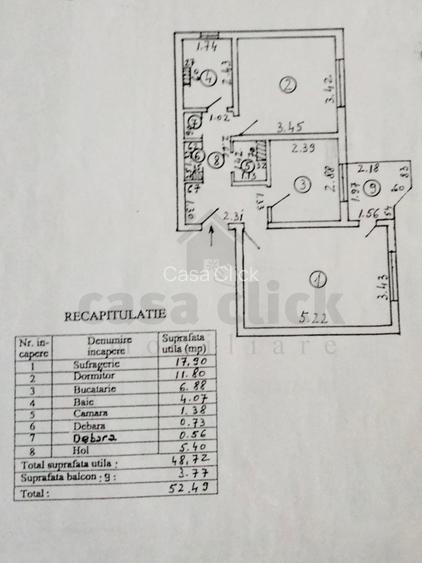 Apartament cu 2 camere, central, pentru locuință sau investiție – Piața Centrală - 11