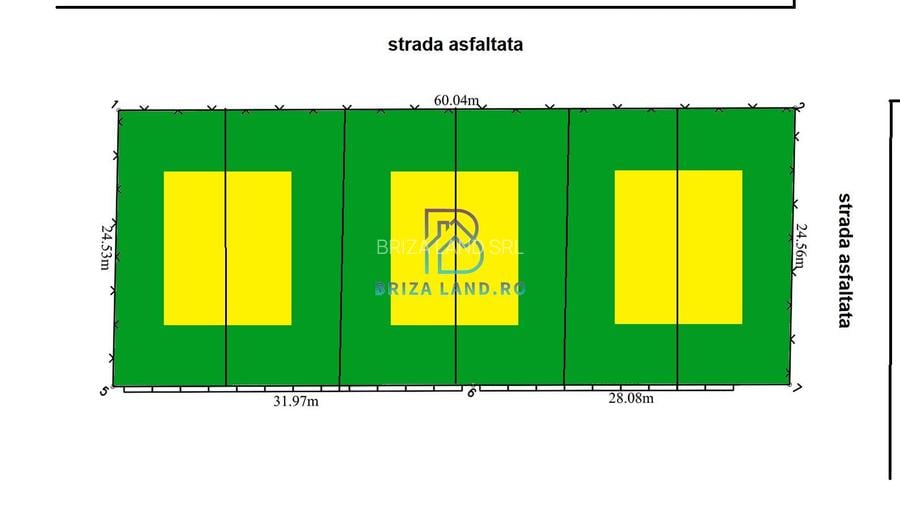 Straulesti, suprafata 1472mp, des. dubla 60m x 24.5m toate utilitatile - 3