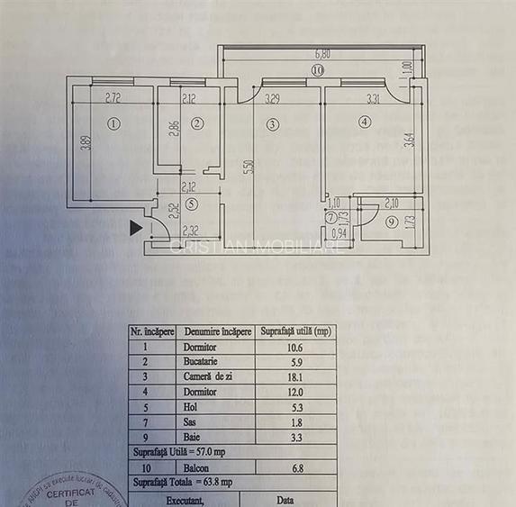 RENOVAT RECENT! Ap 3 cam, conf 1, semidecomandat, Independentei, LIBER - 8