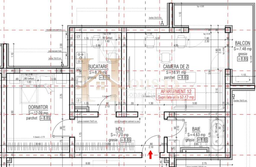 CF Timisoara. Decomandat. Bucatarie inchisa. - 1
