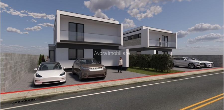 De vânzare duplex 1/2, stil cubic, despărțit prin camera tehnică, Sanandrei. - 4