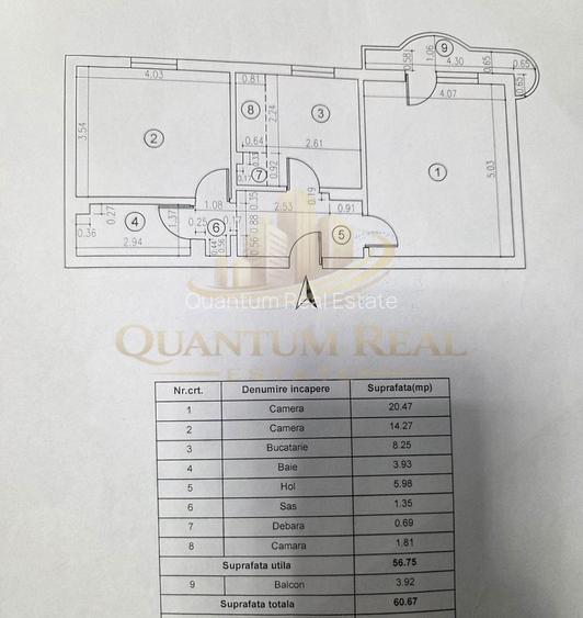 Apartament 2 camere 13 Septembrie-Prosper, et. 1/8 - 7