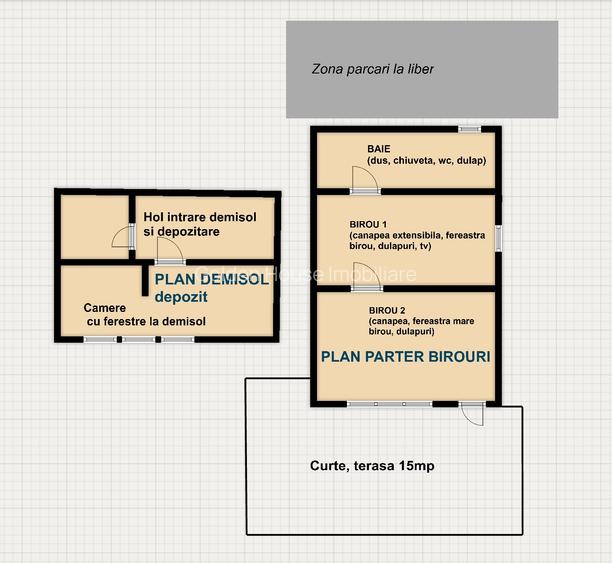 Spatiu Birouri. 25 mp + dependinte - Parter - Central Pitesti - 4