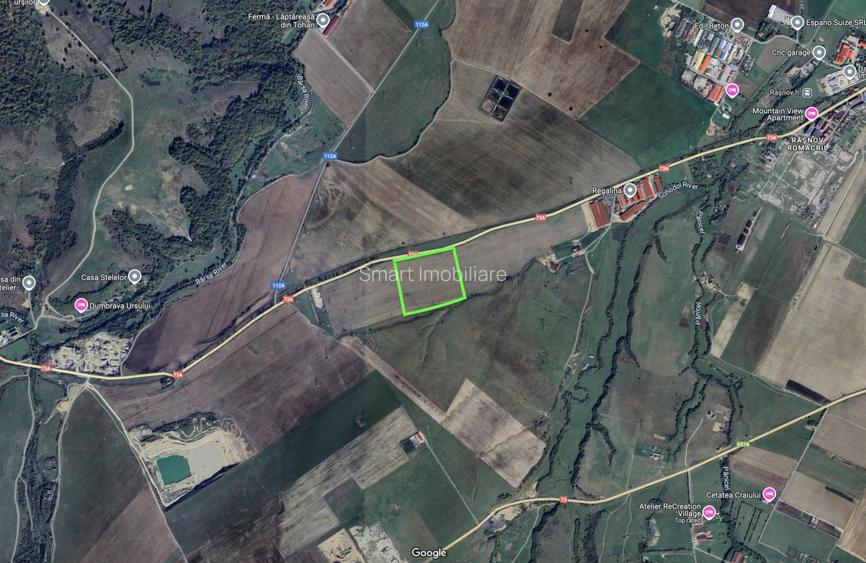 Teren 4,7ha, deschidere 200ml, Rasnov la DN73 - 2
