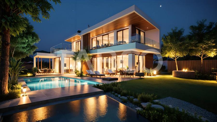 Vila moderna premium situata in Sannicoara 5 camere piscina exterioara - 2