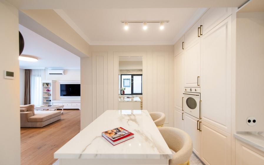 Apartament de 4 camere, 130 mp, 2 locuri de parcare, centrala, zona Baneasa - 7