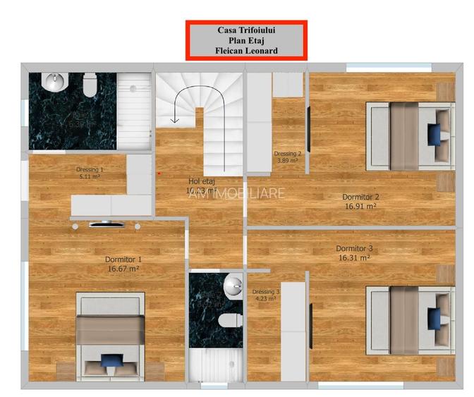 CASA INDIVIDUALA DRUMUL FERMEI, TOATE UTILTATILE, SMART, NOU, COMIS 0% - 2