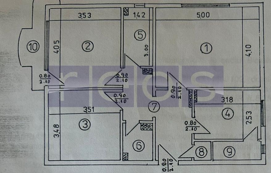 DE VANZARE AP 3 CAMERE 79 MP SEBASTIAN-PROSPER | DECOMANDAT | - 6
