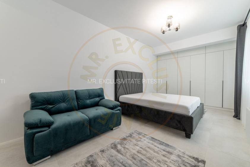 Studio lux, bloc nou VSC5 - Fratii Golesti, parcare privata, vedere pe spate - 12