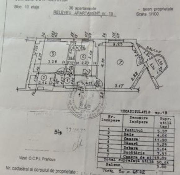 Apartament 2 camere Open Space  Caraiman-piata Mihai Viteazu