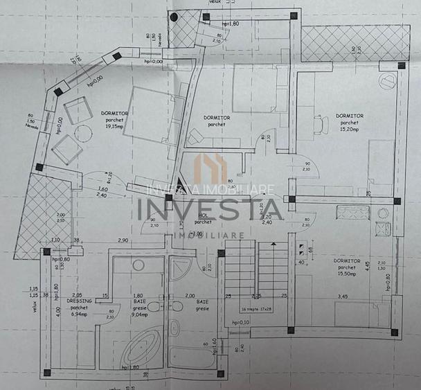 Casa individuala cu 7 camere, 260 mp, teren 900 mp, front 19m, Europa - 3
