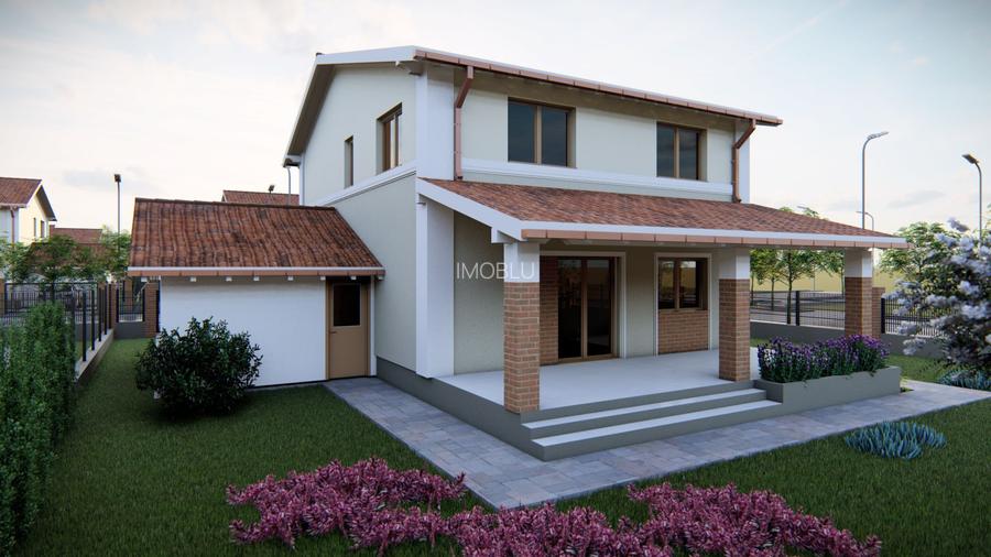 Casă individuală, P+1, 126mp, garaj, 589mp teren, Cartierul Primaverii - 5