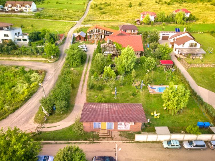 Pensiune + 2 Case, Piscina, Iaz, Garaj, Curte 3.200 mp, panouri |VIDEO - 20