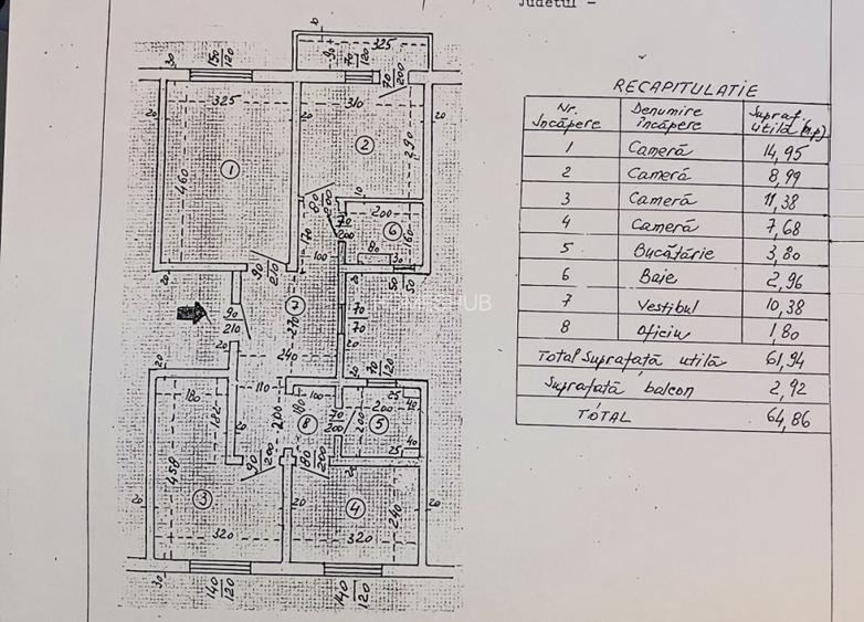 0% | Apartament 4 camere decomandat, 65 mp, zona Lacul Tei - 12