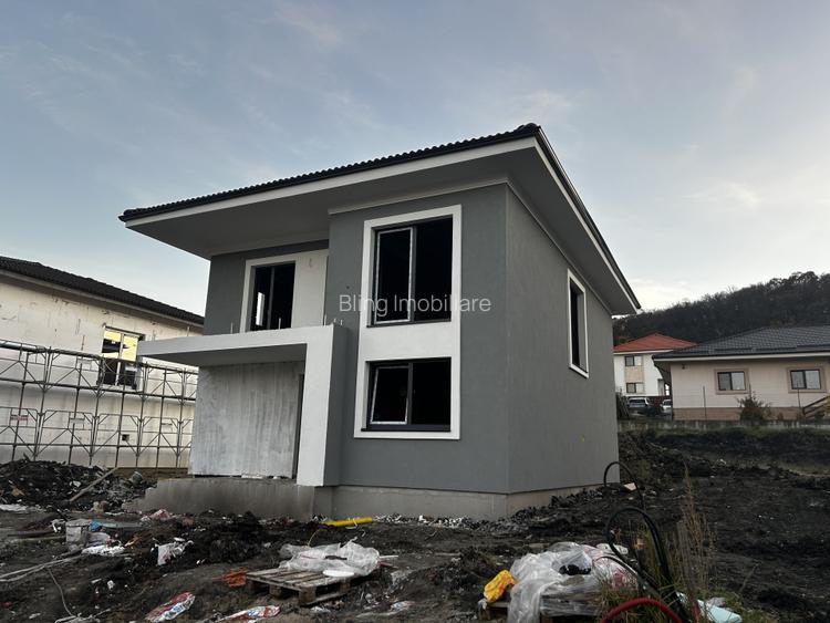 Teren autorizat in Chinteni pentru 2 case individuale cu fundatii ridicate - 5