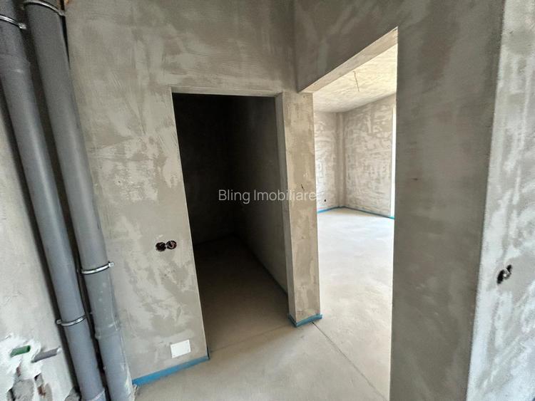 Apartament de 3 camere semifinisat/CF / 72,04 mp, balcon 4,20 mp, zona VIVO  - 7