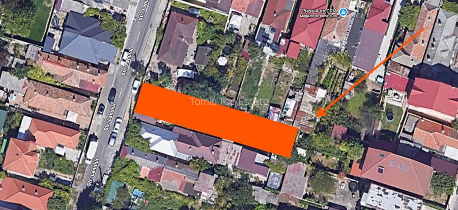 Teren intravilan 452 mp – KM 5 Constanta – Strada asfaltata – Deschidere 9,21 ml - 3