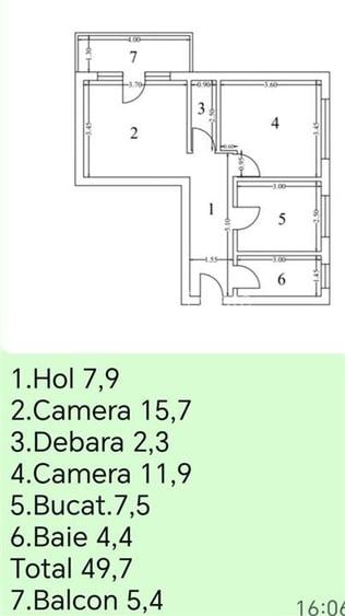 Apartament 2 camere, Timpuri Noi, Tineretului, bloc 1986 - 8