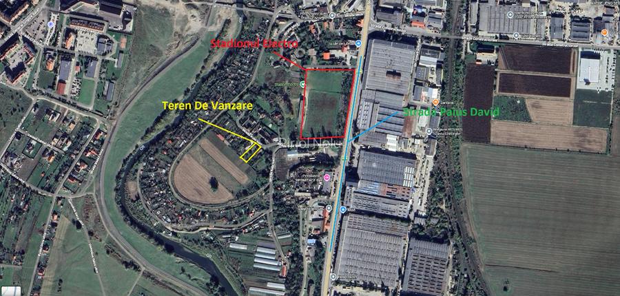Teren Intravilan 980MP / Asfalt / Utilitati / Iluminat public/ingradit - 2