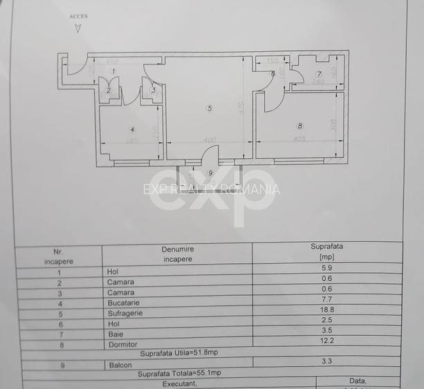 BANAT – Apartament 2 camere, mobilat/utilat, etaj 1, zonă excelentă - 8