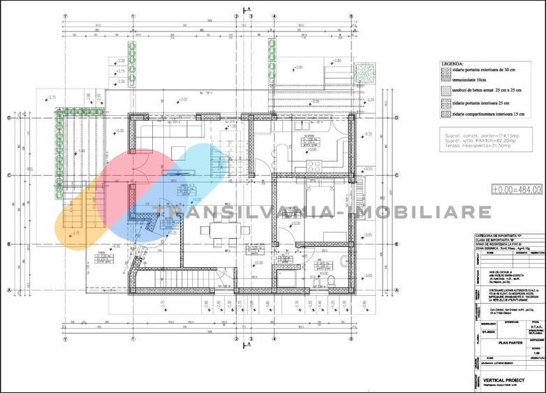 Casa Individualala la intrare in Chinteni suprafata utila 253 mp si teren 474 mp