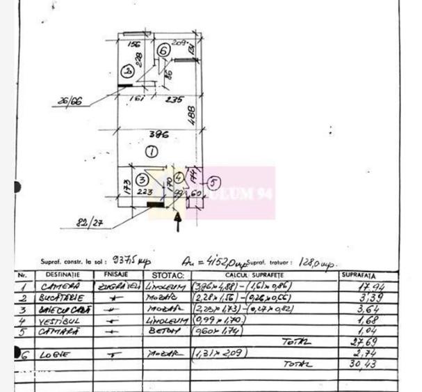 Garsoniera Decomandata |  Etaj 2 | 5 min Metrou Gorjului - 1