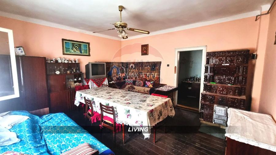 Casă din cărămidă cu teren generos de 2460 mp și anexe, în Borlești - 9