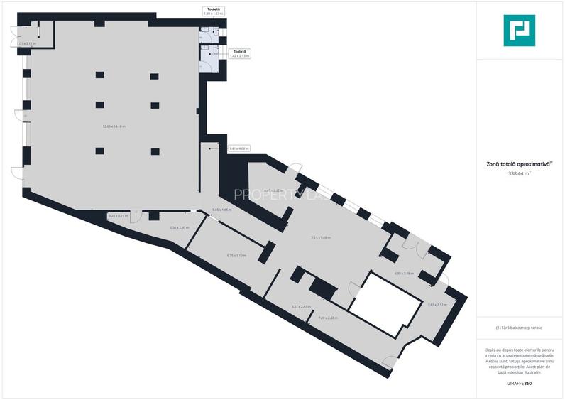 Spațiu comercial 338 mp pe Bulevardul Revoluției - 2