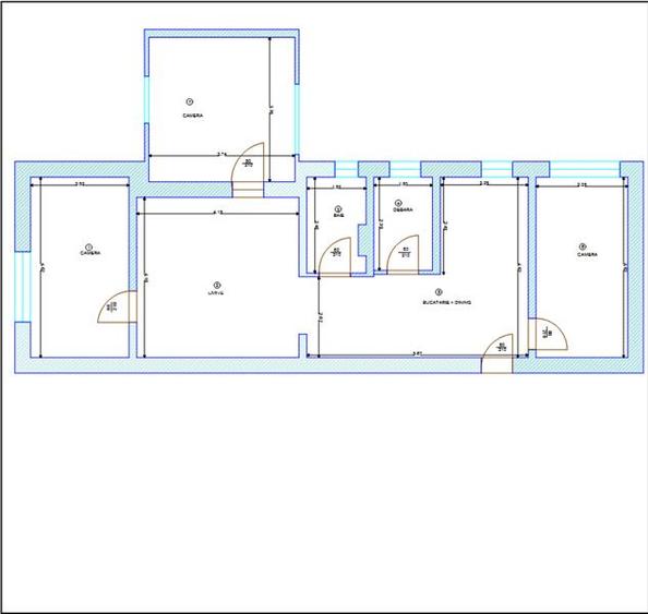 Apartament 4 camere | 76 mp utili | Etaj IV | Vedere spre Cris - 12