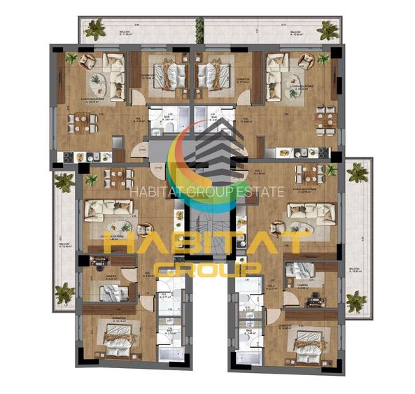 Vanzare apartament 3 camere - Unirii - Bloc NOU - 16