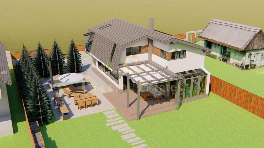 Casa moderna la rosu in Cristian - 17