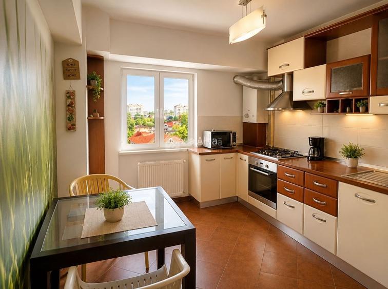Central - bloc nou, 2 camere spatios, mobilat si utilat, balcon - 3