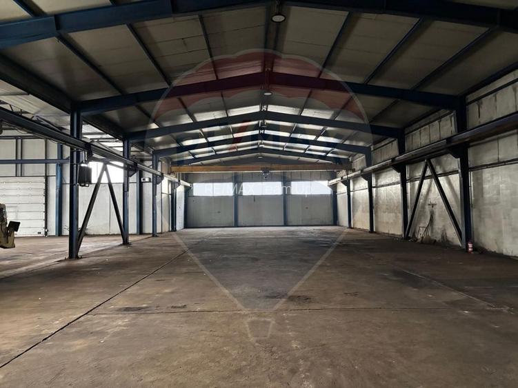 Spațiu industrial în Deva - Platformă betonată, 2 hale , linie CFR - 6