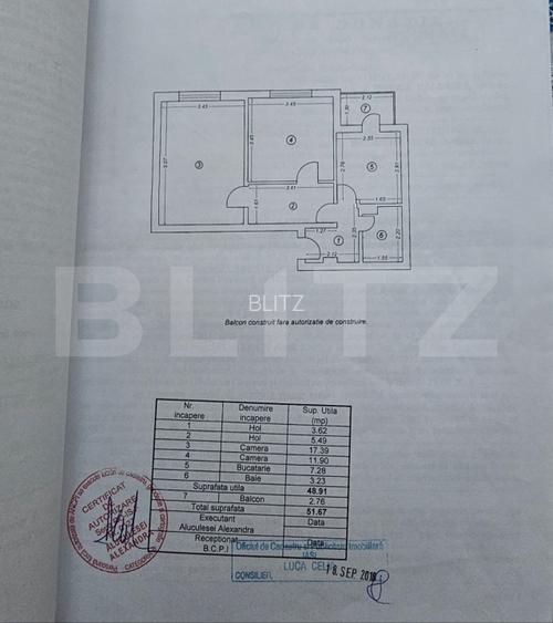 Apartament 2 camere decomandat, 49 mp – Nicolina - 9