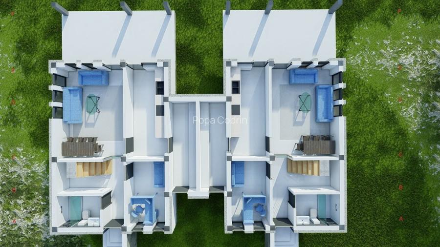 Unitate Duplex P+1E Horpaz, Miroslava — suprafata 112 mp, curte 330 mp - 10