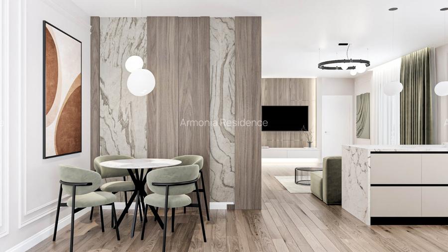 Apartament spațios 3 camere în Tractorul, balcon  de 13,03 mp– ARMONIA RESIDENCE - 12